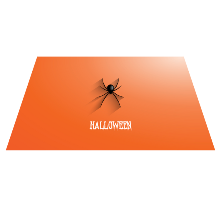 Pók halloween vinyl hall szőnyeg - TenStickers