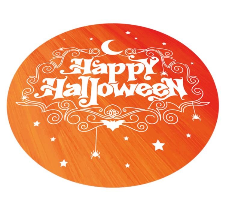 Halloween ünnepi körlevél vinil szőnyeg halloween - TenStickers