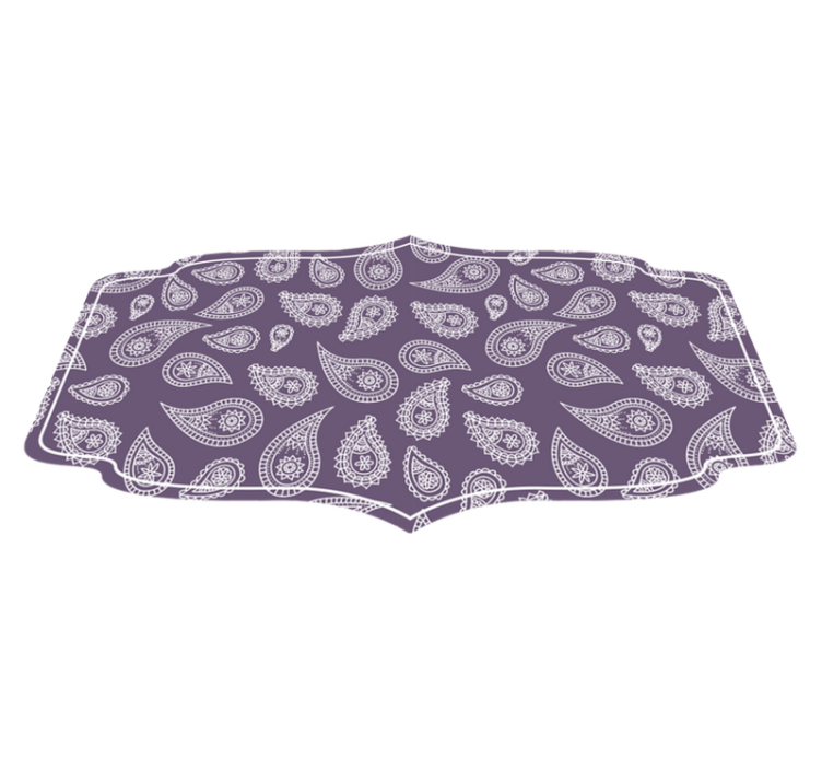 Paisley mandala motívum vinil szőnyeg mandala - TenStickers