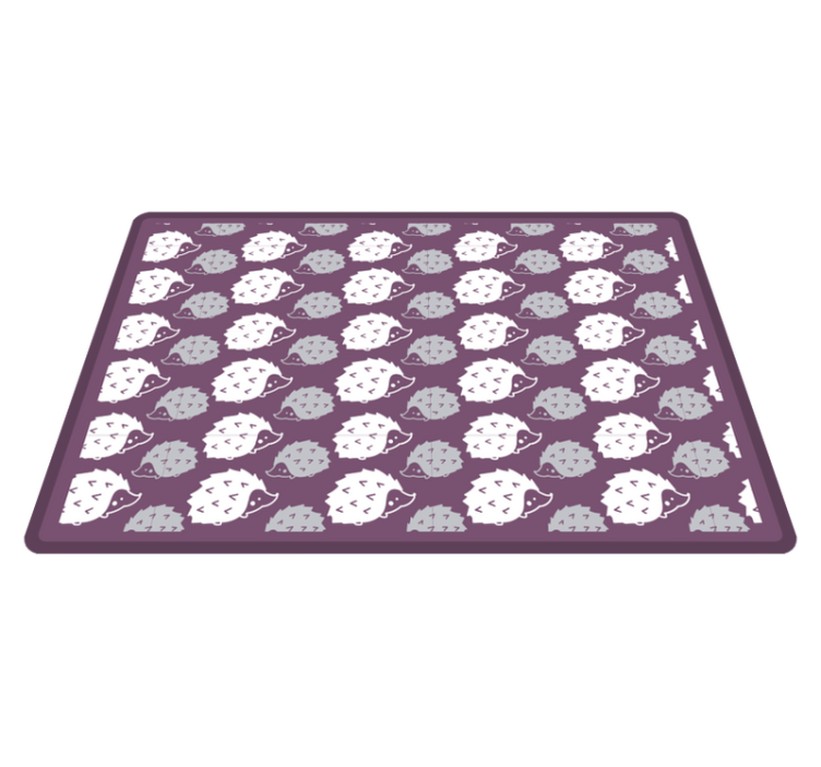 Rajzfilm sün vinil szőnyeg gyerekek - TenStickers