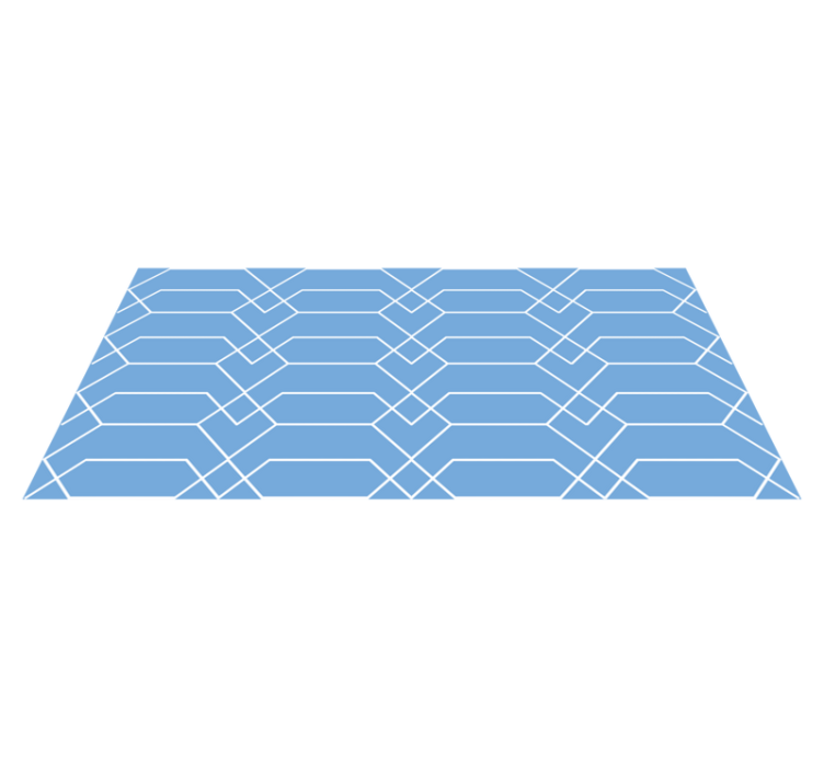 Hatszög alakok geometriai szőnyegek - TenStickers