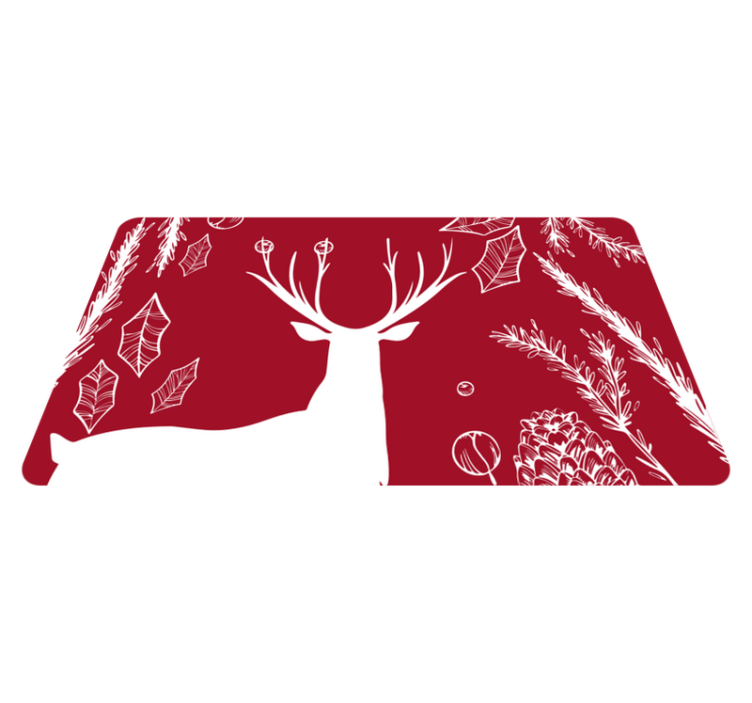 Természet ihlette illusztráció vinil szőnyeg állat - TenStickers