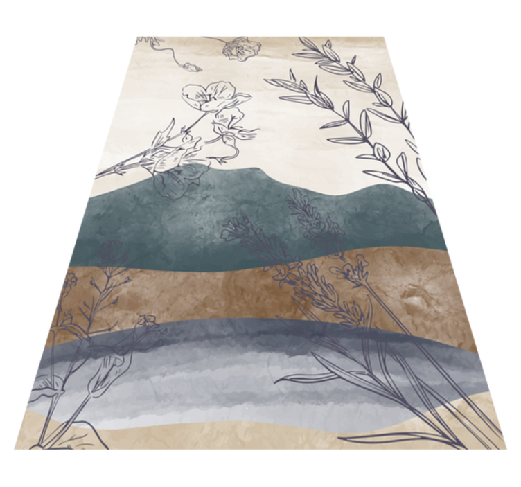 Festett természet virágos szőnyeg - TenStickers