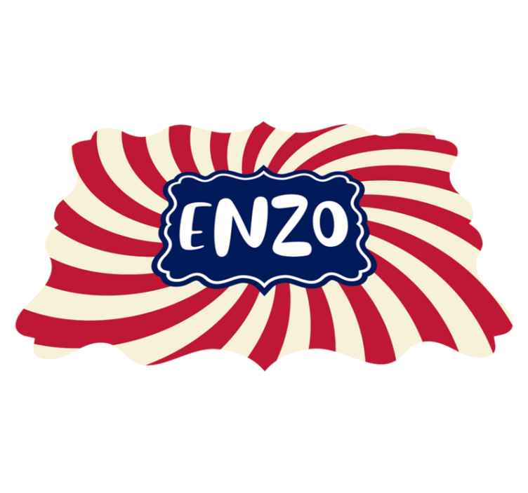 Cirkusz névre szabott szőnyeggel - TenStickers