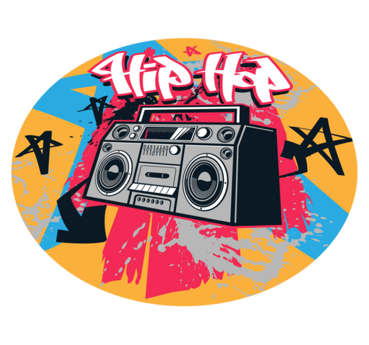 Hip-hop táncos hálószoba szőnyeg - TenStickers