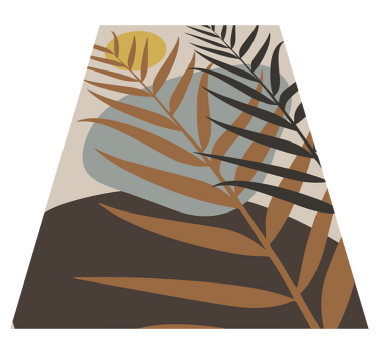 Elegáns trópusi mintás nappali szőnyeg - TenStickers