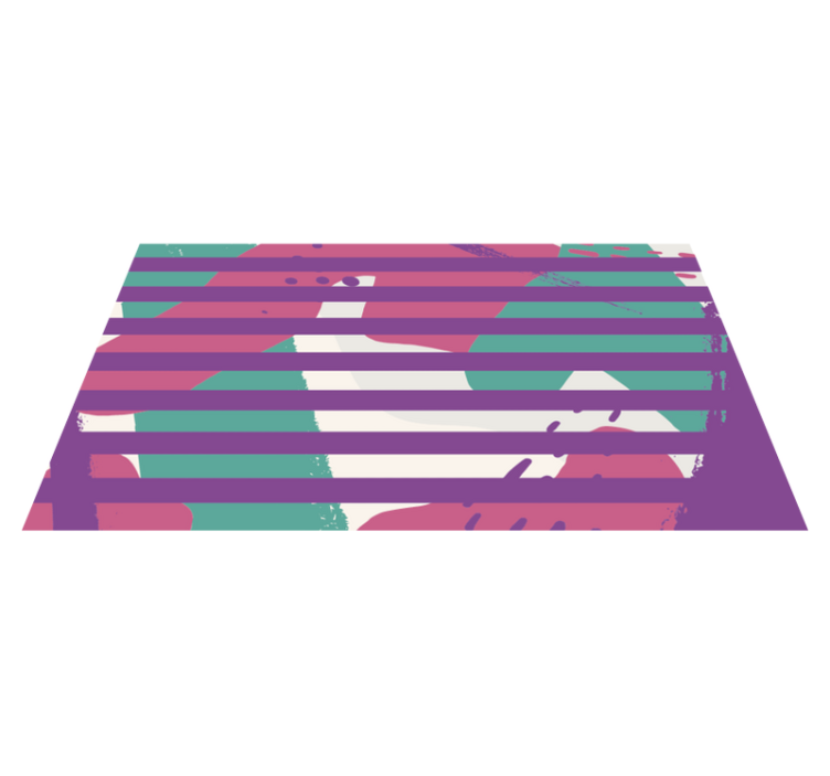 Színes keverék csíkok szőnyeg - TenStickers