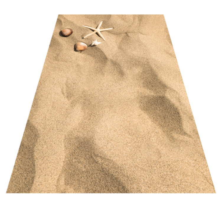 Nyári hangulatú vinilszőnyeg homokkő padlólapok - TenStickers