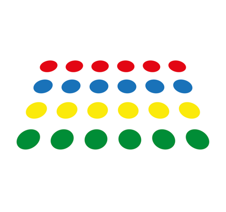 Vinil szőnyeg twister játék gyerekeknek - TenStickers