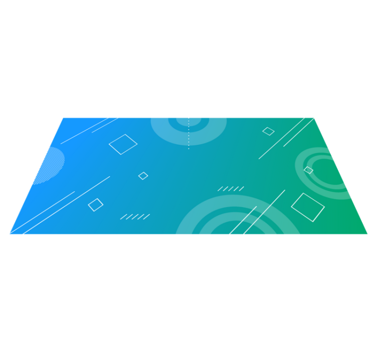 Absztrakt geometriai színátmenet vinil szőnyeg geometriai - TenStickers