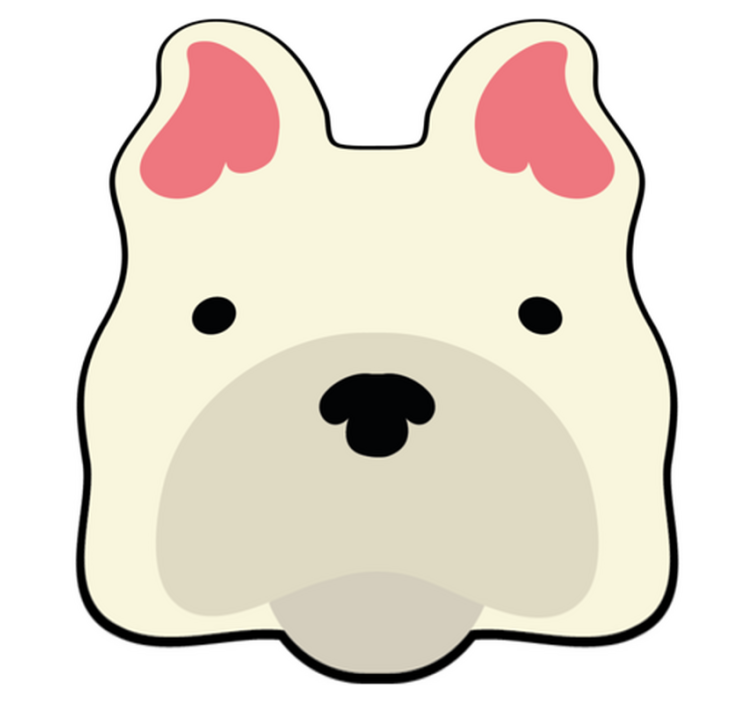 Kutya házi állat vinil szőnyeg - TenStickers