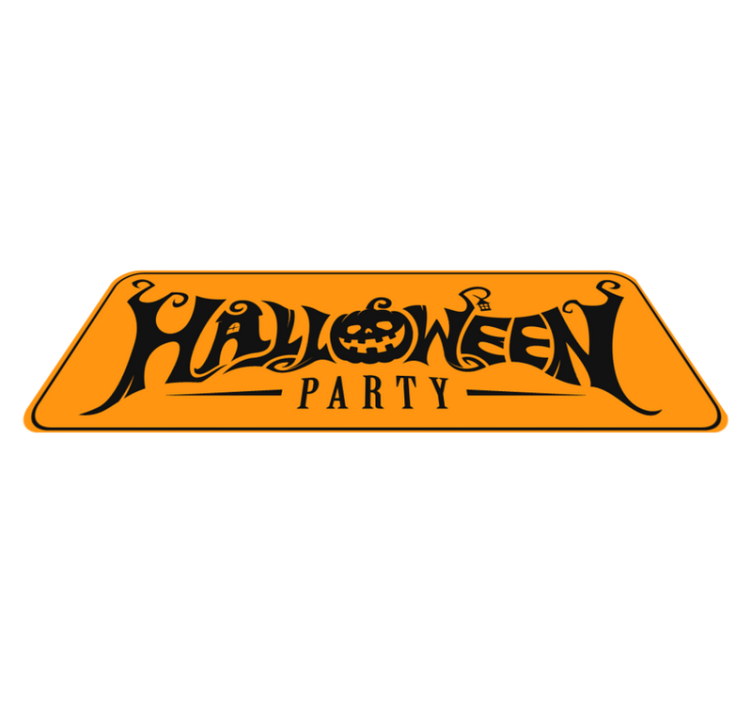Halloween ünnepi banner vinil szőnyeg halloween - TenStickers