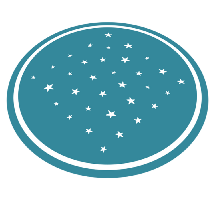 Csillagmotívum vinil szőnyeg csillagok - TenStickers