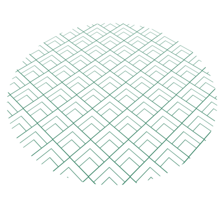 Geometriai vonalak átfedése vinil szőnyeg geometriai - TenStickers