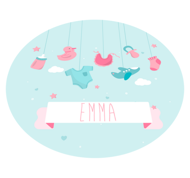 Személyre szabott óvoda vinil szőnyeg óvodák - TenStickers