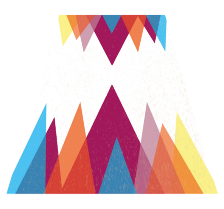 Színes nordic design nordic szőnyeg - TenStickers