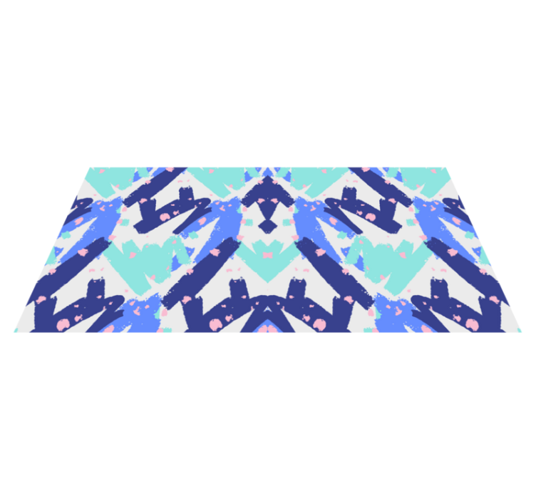 Absztrakt álcázási minta Vinil szőnyeg nappali - TenStickers