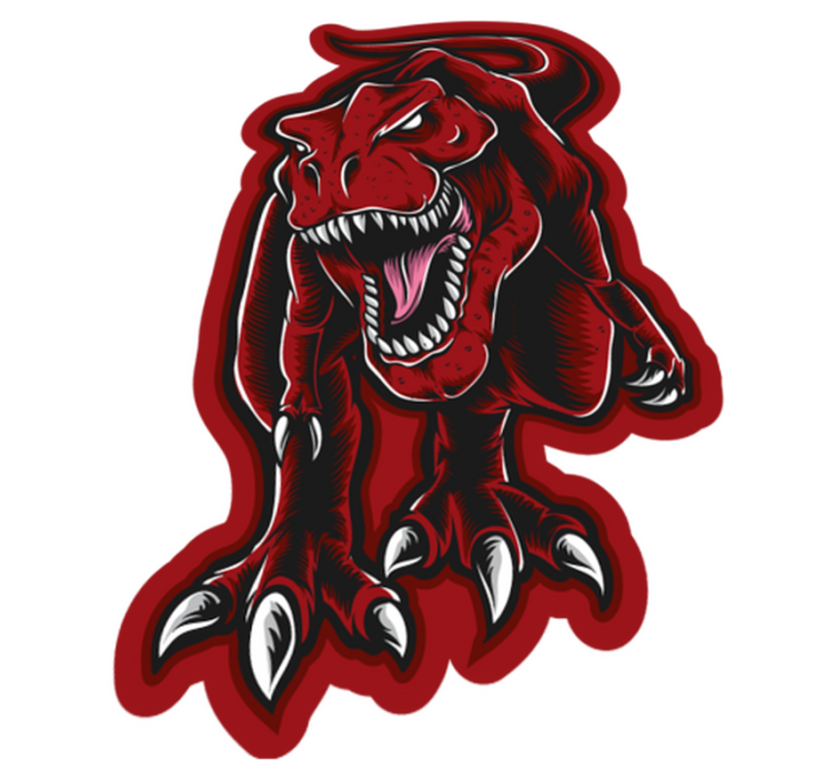 Vad dinoszaurusz vinil szőnyeg állat - TenStickers