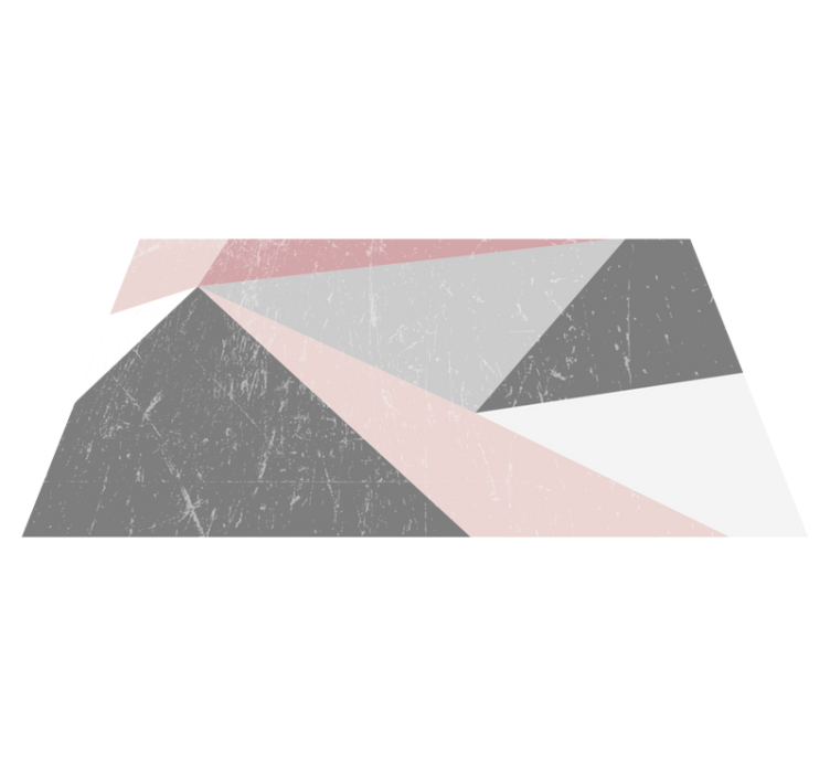 Geometriai alakzatok átfedése vinil szőnyeg geometriai - TenStickers