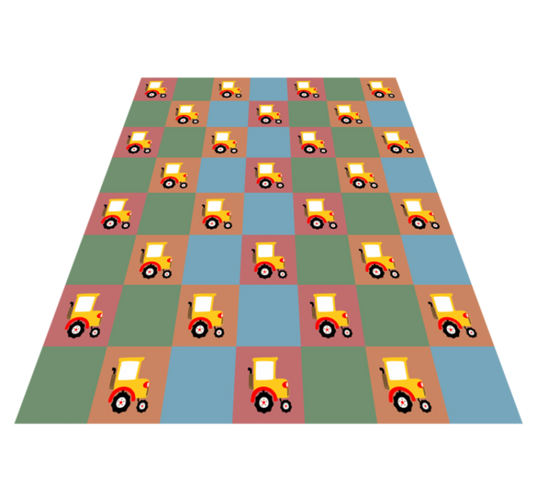 Traktor minta vinil szőnyeg mások - TenStickers