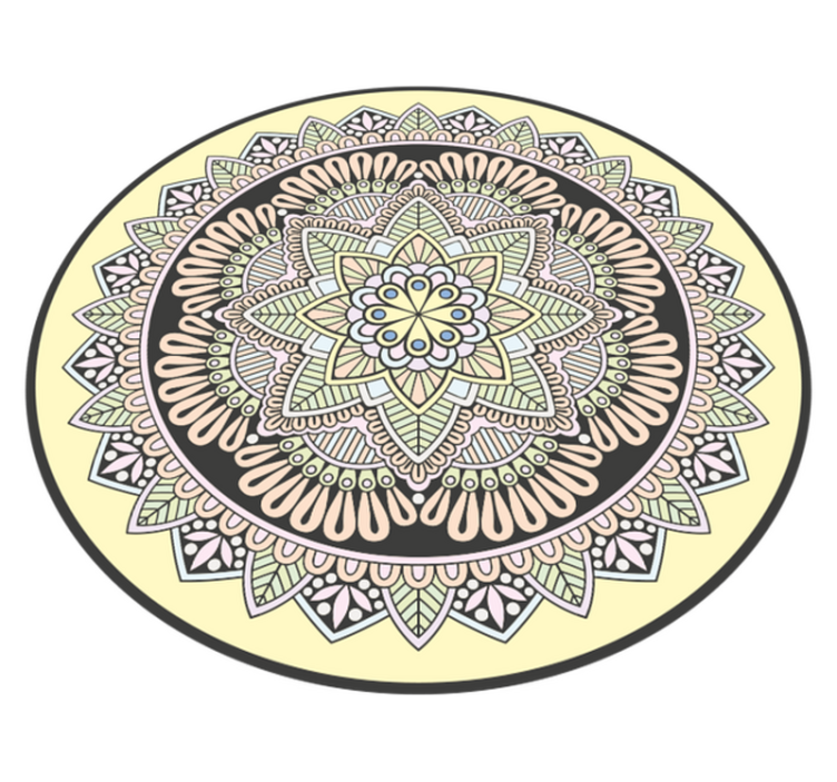 Tarka mandala mozaik padlólapok - TenStickers