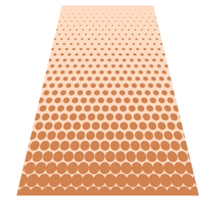 Pöttyös színátmenet vinil szőnyeg csíkos - TenStickers