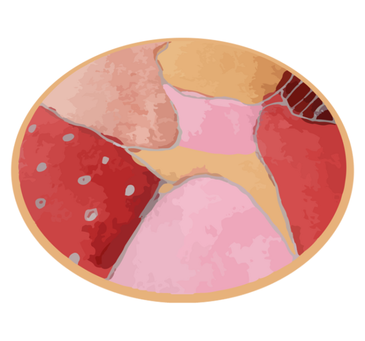 Akvarell modern vinil szőnyeg - TenStickers