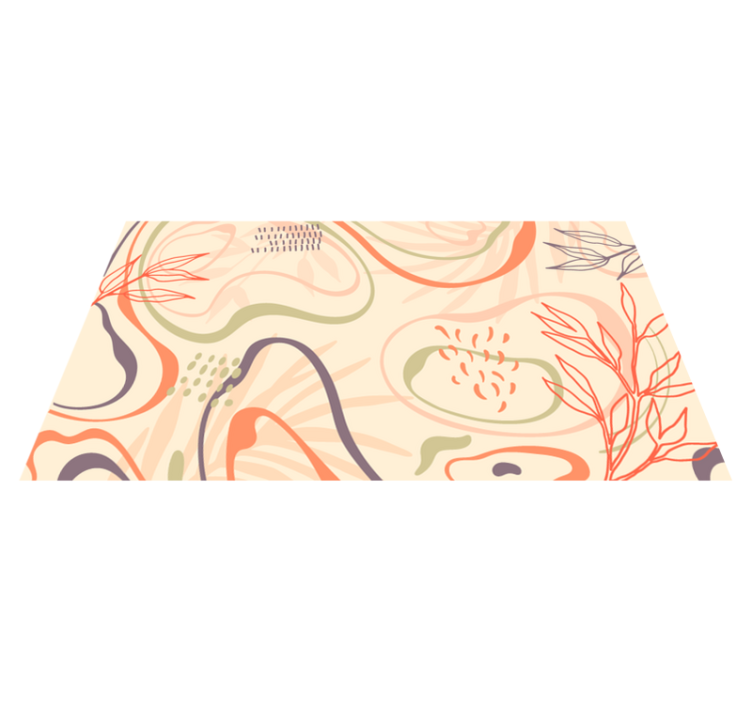 A nordic stílusban a nordic vinyl szőnyeg marad - TenStickers