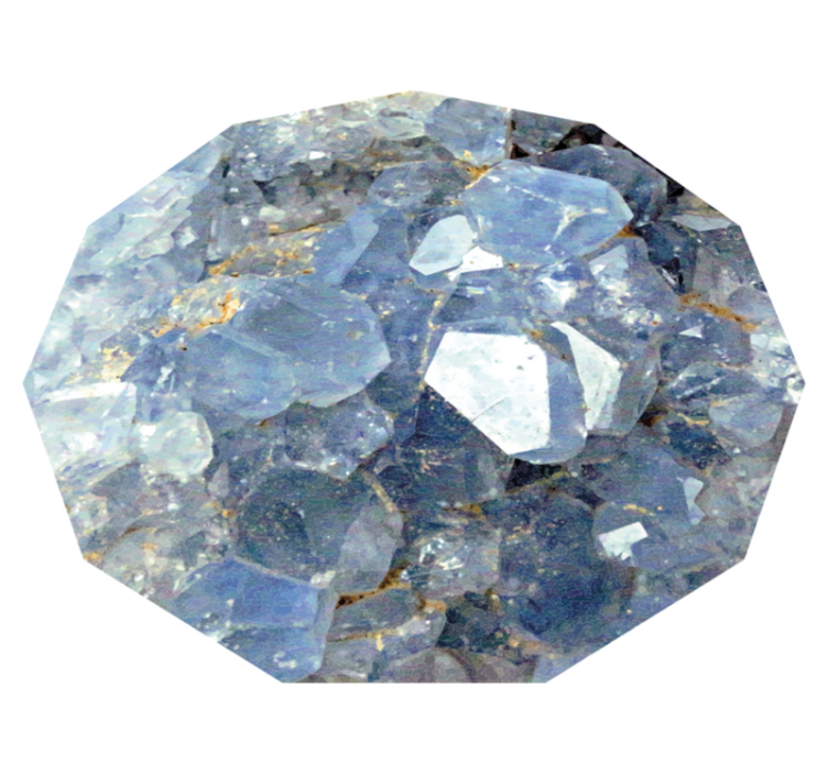 Jégkristály minta vinil szőnyeg - TenStickers