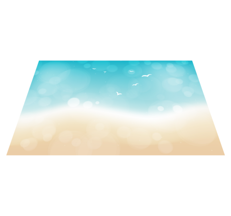 óceáni szellő Vinil szőnyeg nappali - TenStickers