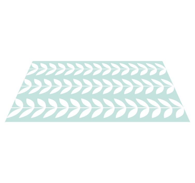 Vintage levelek jellegű vinil szőnyeg - TenStickers