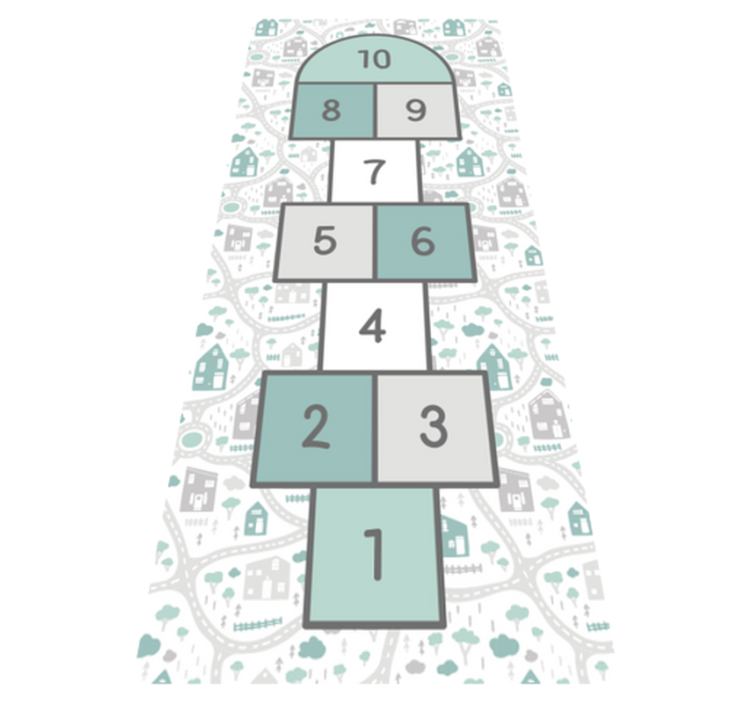 Játszótér tervezés gyerekeknek játék szőnyeg - TenStickers