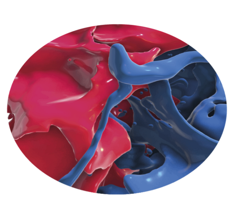 Absztrakt színfolyam vinil szőnyeg struktúra - TenStickers