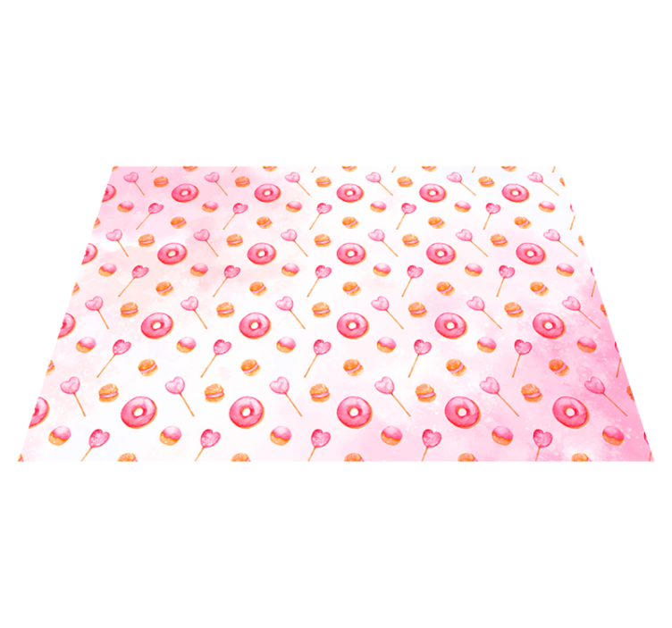 édes öröm boldogság vinil szőnyeg konyha - TenStickers