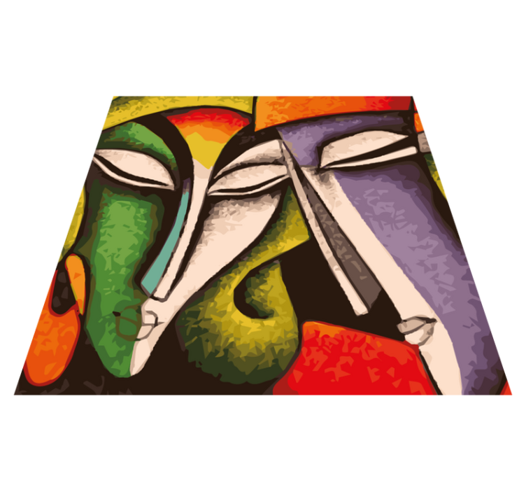 A modern művészet szembenéz a modern szőnyeggel - TenStickers