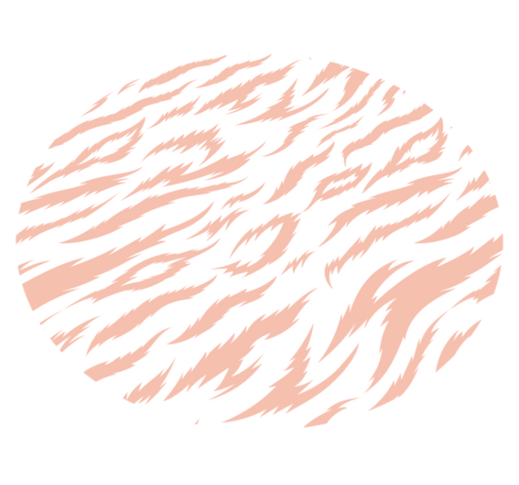 Tigriscsíkos motívum vinil szőnyeg állatnyomat - TenStickers