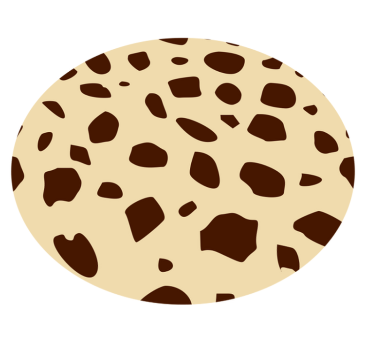 Foltos melegség vinil szőnyeg állatnyomat - TenStickers