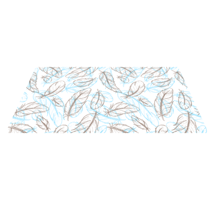 Természet ihlette levelek Vinil szőnyeg előszoba - TenStickers