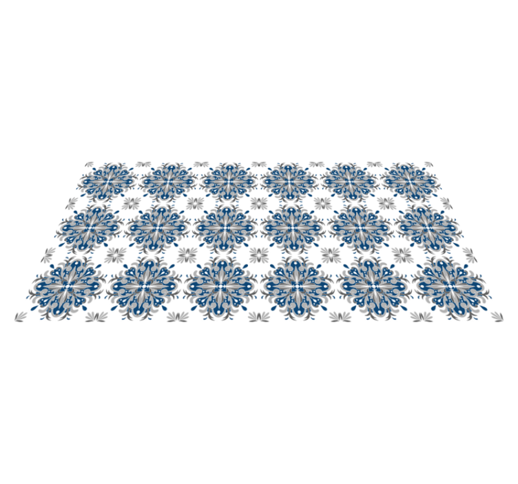 Marokkói csempék hatása vinil szőnyeg - TenStickers