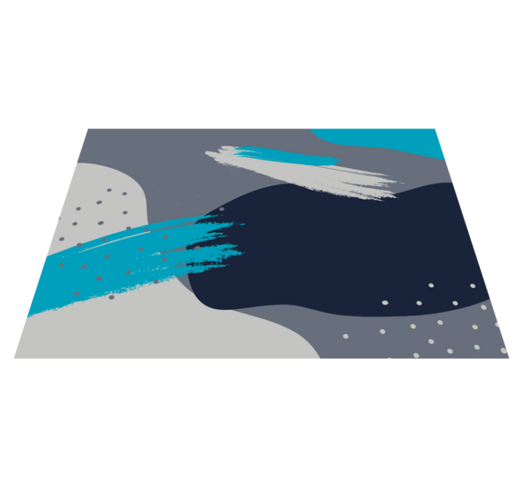 Absztrakt splash minta vinil szőnyeg modern - TenStickers