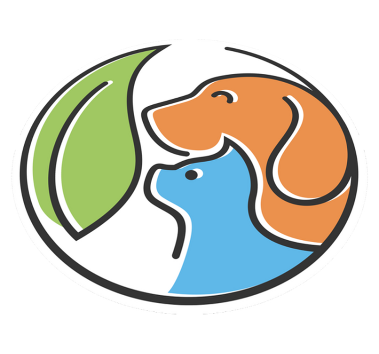 Absztrakt állatfejek vinil szőnyeg állat - TenStickers