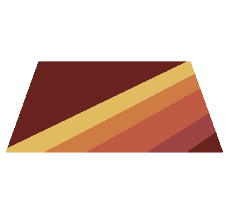 élénk csíkos motívum vinil szőnyeg minimalista - TenStickers