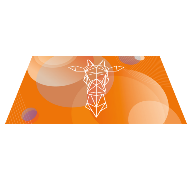 Absztrakt geometriai minták vinil szőnyeg modern - TenStickers