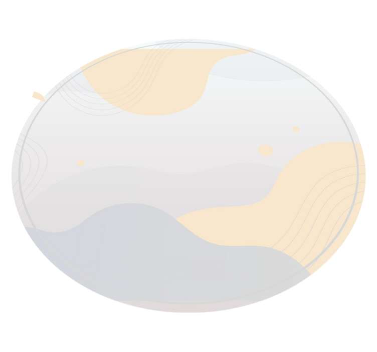 Lágy hullámmotívumok vinil szőnyeg minimalista - TenStickers