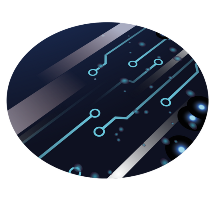 áramköri minta vinil szőnyeg tinik - TenStickers