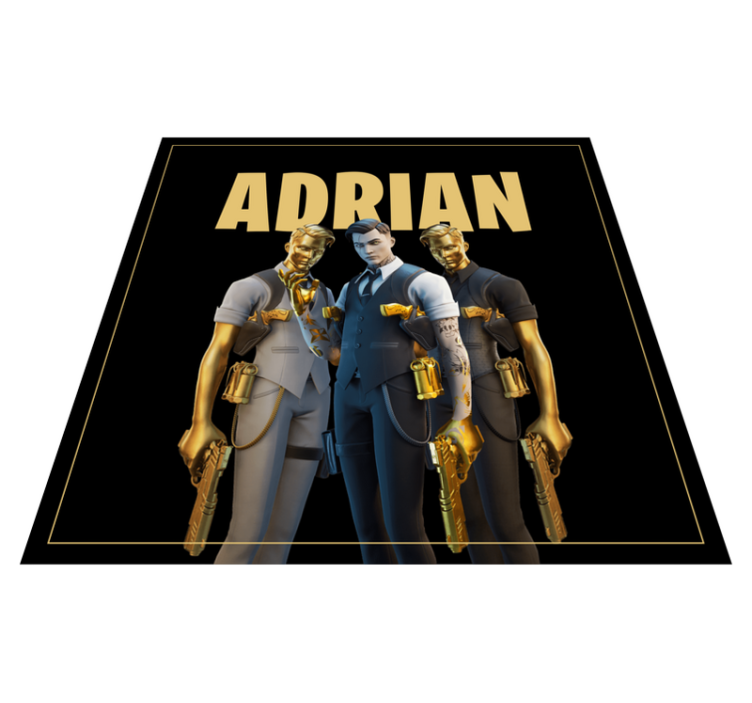 Egyéni trió karakterek vinil szőnyeg tinik - TenStickers