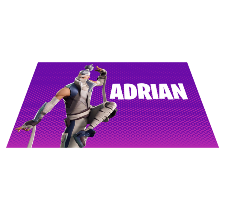 Személyre szabott játékkarakter vinil szőnyeg tinik - TenStickers
