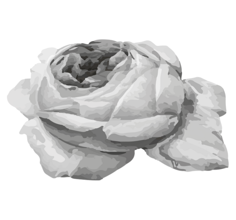 Rózsavirág vinil szőnyeg virágok és növények - TenStickers