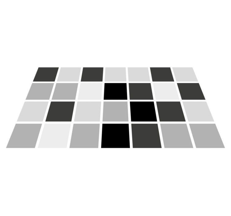 Szürke árnyalatú négyzetek vinil szőnyeg fürdő esetében - TenStickers