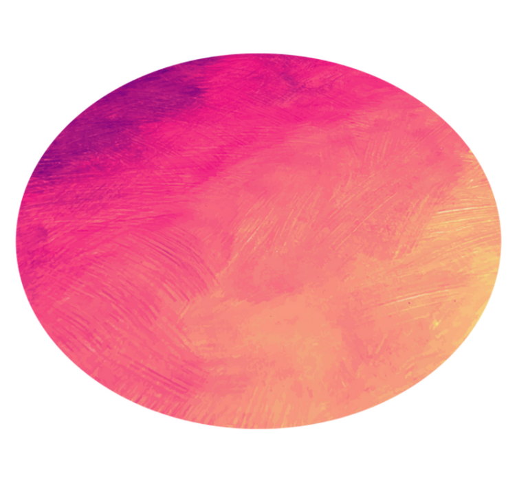 Gradiens kör alakú művészet vinil szőnyeg hálószoba - TenStickers